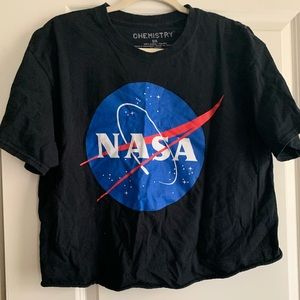 NASA cropped tee